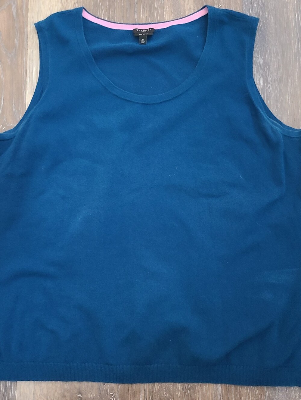 Talbots Sleeveless Blue Sweater Women's Size 2x